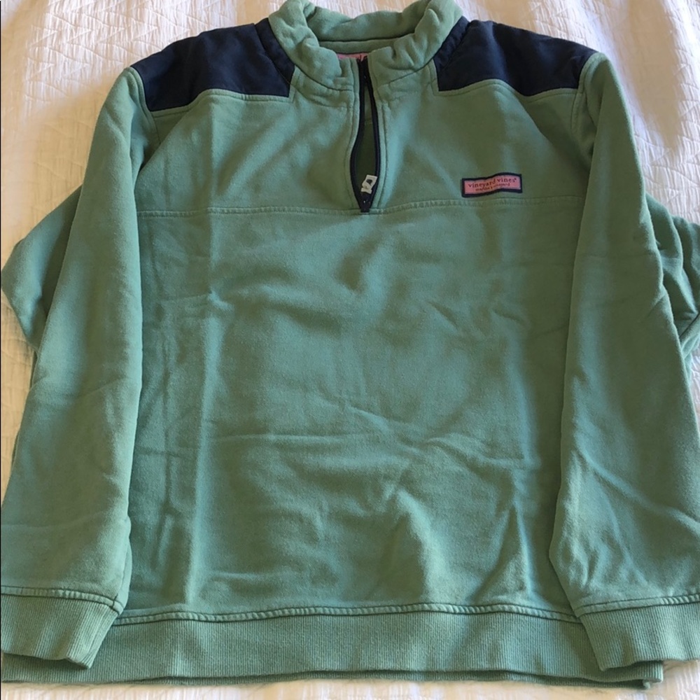 Vineyard Vines Shep Shirt 1/4 zip sweater